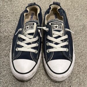 Converse Navy and White Sneakers